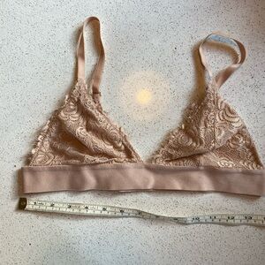 Pepper Lace Bralette in Blush Pink